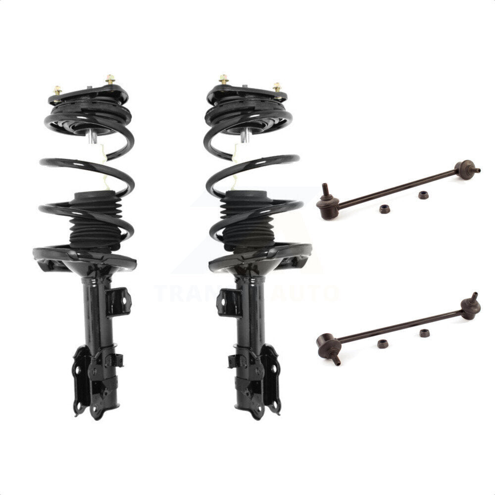 Front Complete Shock Assembly And TOR Link Kit For Hyundai Accent Kia Rio Rio5 KSS-100567 by Transit Auto