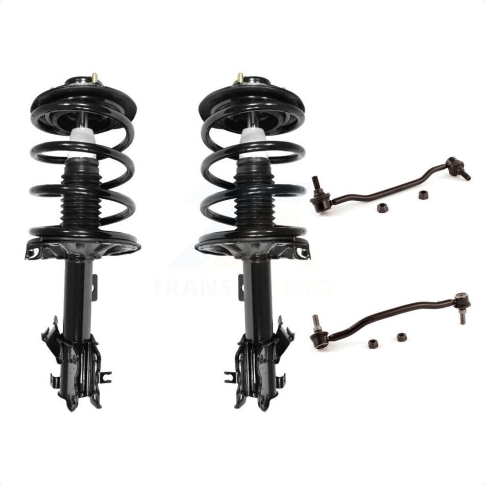 Front Complete Shock Assembly And TOR Link Kit For Nissan Altima Excludes SE-R Models 4 Cylinder Engines KSS-100600 by Transit Auto