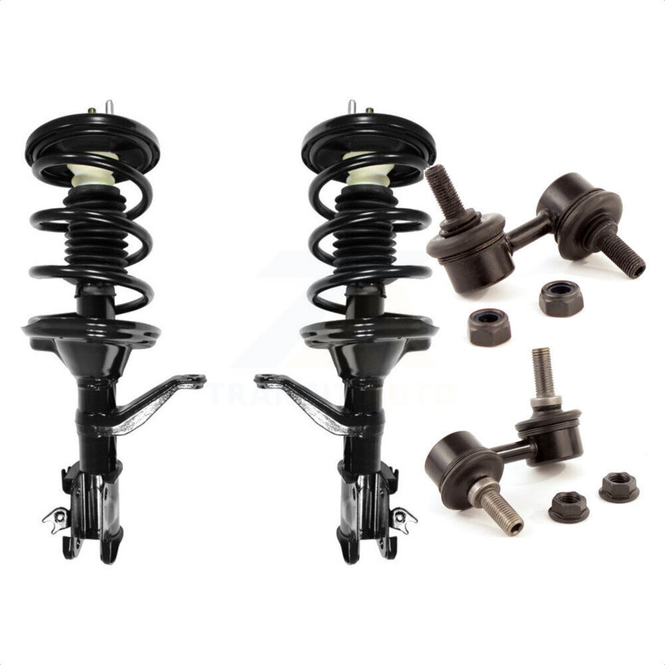 Front Complete Shock Assembly And TOR Link Kit For Honda Element KSS-100616 by Transit Auto