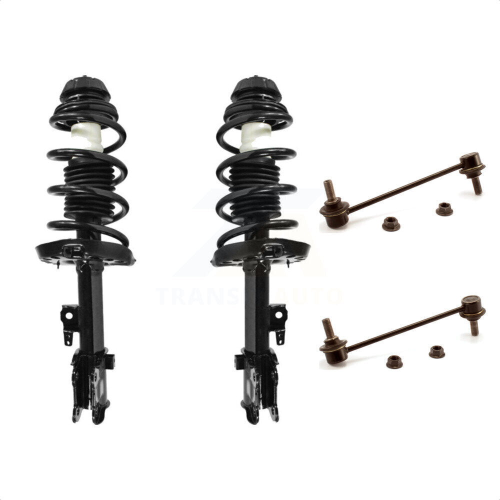 Front Complete Shock Assembly And TOR Link Kit For 2010-2013 Kia Soul KSS-100653 by Transit Auto