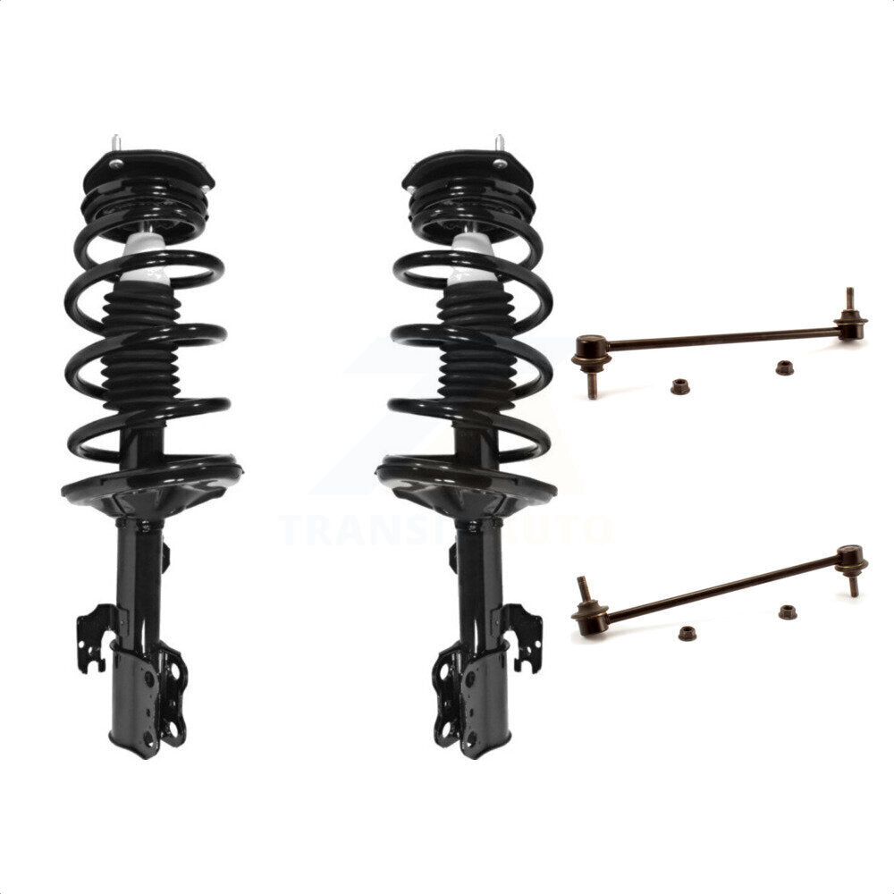 Front Complete Shock Assembly And TOR Link Kit For 2003 Toyota Sienna Excludes 8 Passenger Handyvan; Production from 1 03 KSS-100657 by Transit Auto