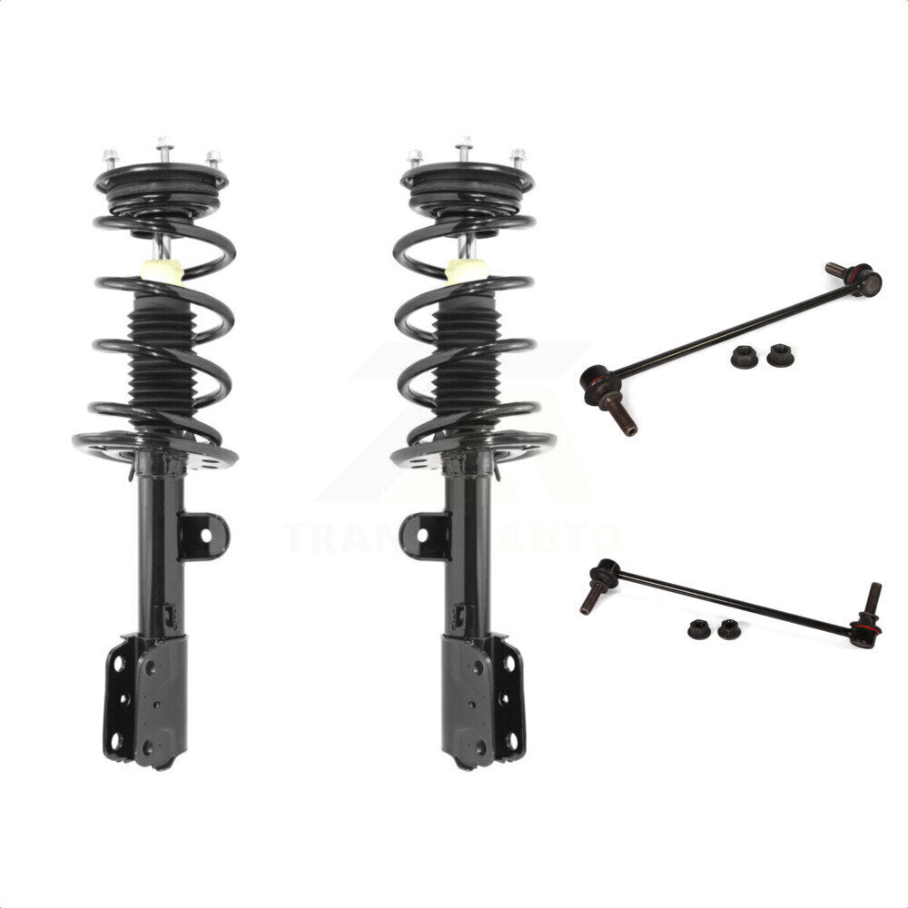 Front Complete Shock Assembly And TOR Link Kit For Ford Explorer Police Interceptor Utility KSS-100659 by Transit Auto