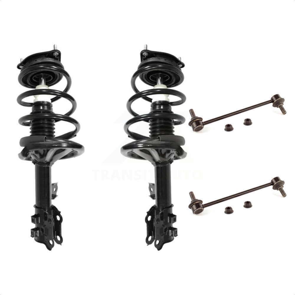 Front Complete Shock Assembly And TOR Link Kit For 2007-2010 Hyundai Elantra KSS-100683 by Transit Auto