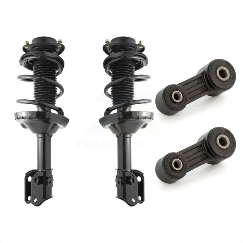 Front Complete Shock Assembly And TOR Link Kit For Subaru Impreza Excludes Sedan Model KSS-100687 by Transit Auto