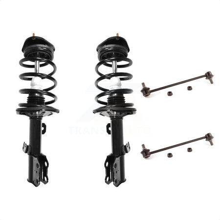 Front Complete Shock Assembly And TOR Link Kit For 2003-2008 Toyota Matrix Pontiac Vibe KSS-100701 by Transit Auto