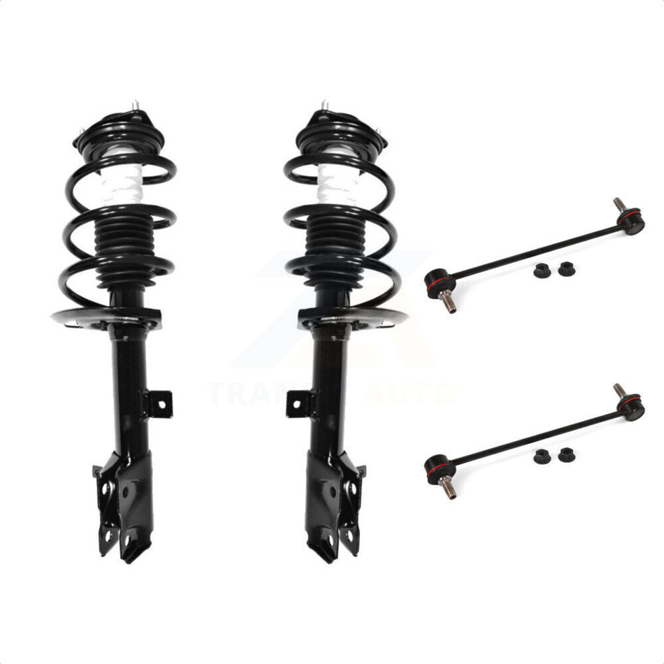 Front Complete Shock Assembly And TOR Link Kit For Jeep Patriot Compass Dodge Caliber KSS-100730 by Transit Auto