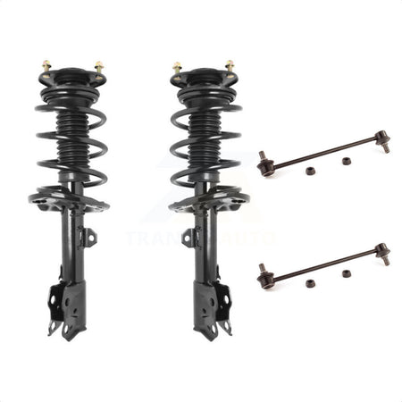 Front Complete Shock Assembly And TOR Link Kit For Toyota Corolla Excludes Sport Suspension KSS-100732 by Transit Auto