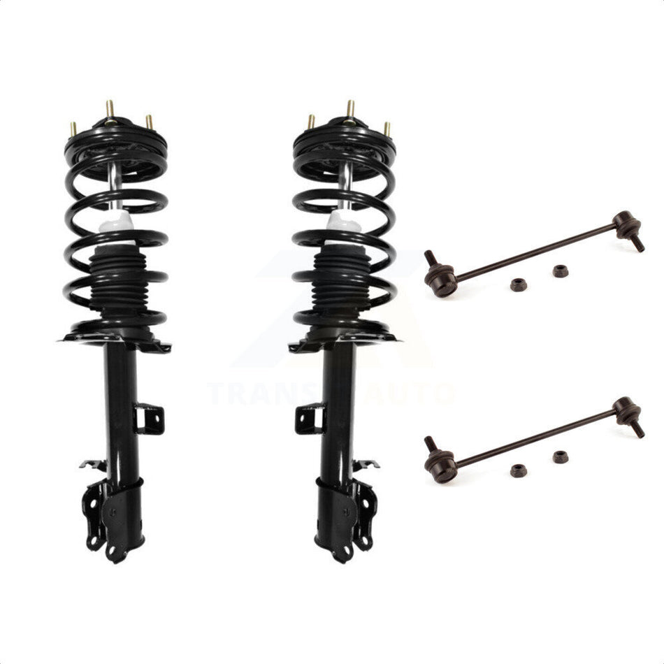 Front Complete Shock Assembly And TOR Link Kit For 2001-2004 Ford Escape Mazda Tribute KSS-100739 by Transit Auto