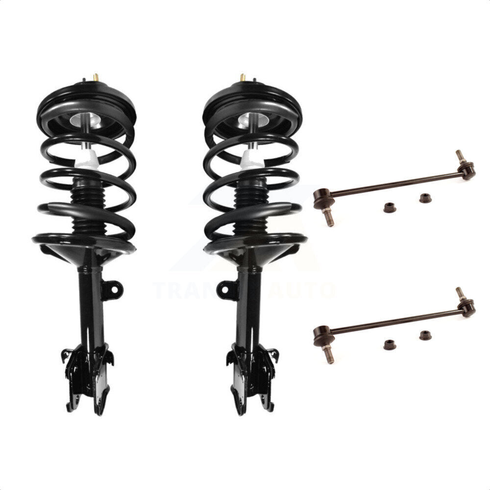 Front Complete Shock Assembly And TOR Link Kit For Honda Pilot Acura MDX KSS-100742 by Transit Auto