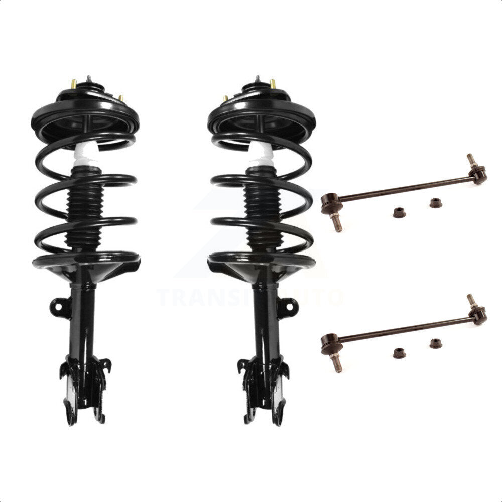 Front Complete Shock Assembly And TOR Link Kit For 1999-2004 Honda Odyssey KSS-100747 by Transit Auto