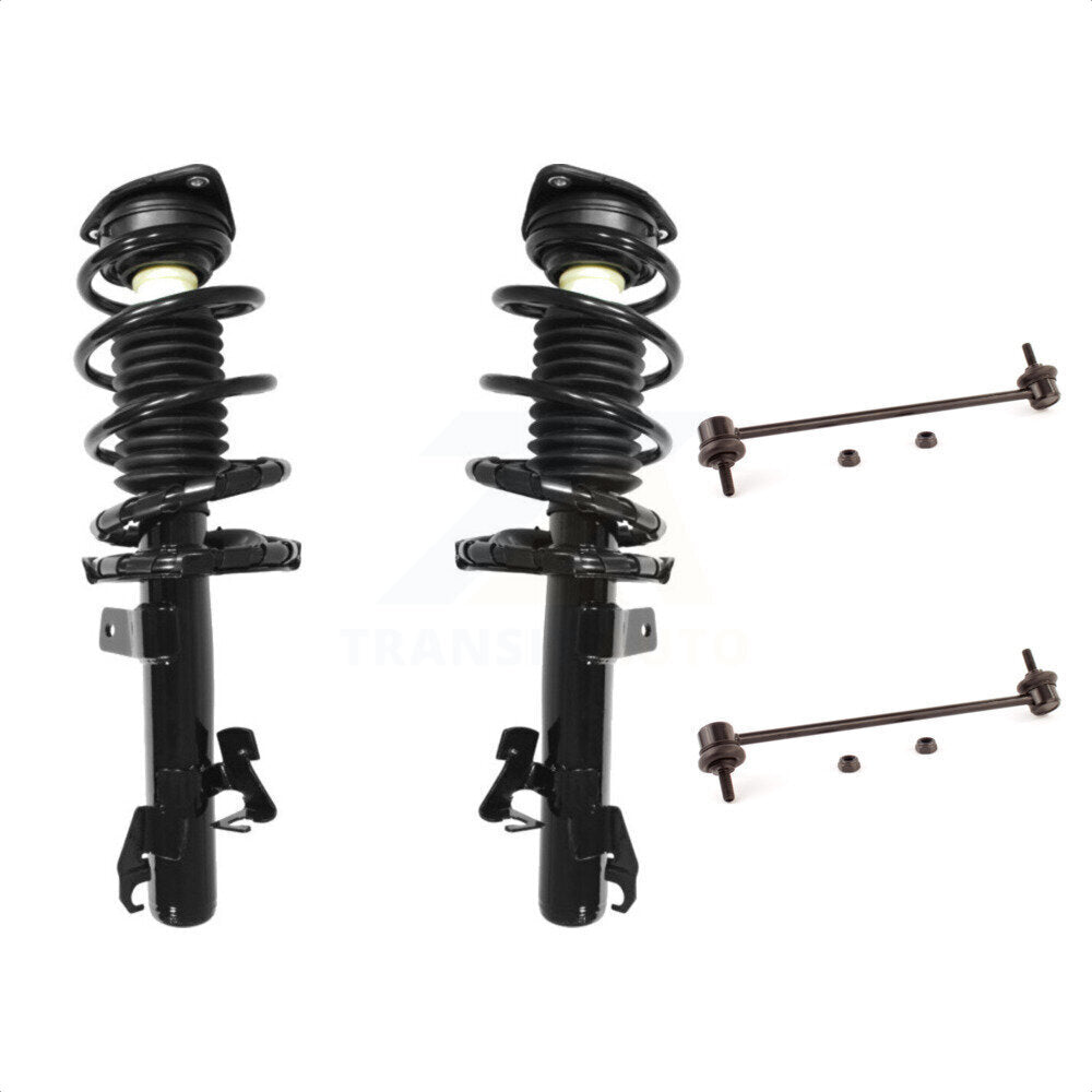 Front Complete Shock Assembly And TOR Link Kit For Mazda 3 5 Excludes MazdaSpeed Model KSS-100754 by Transit Auto