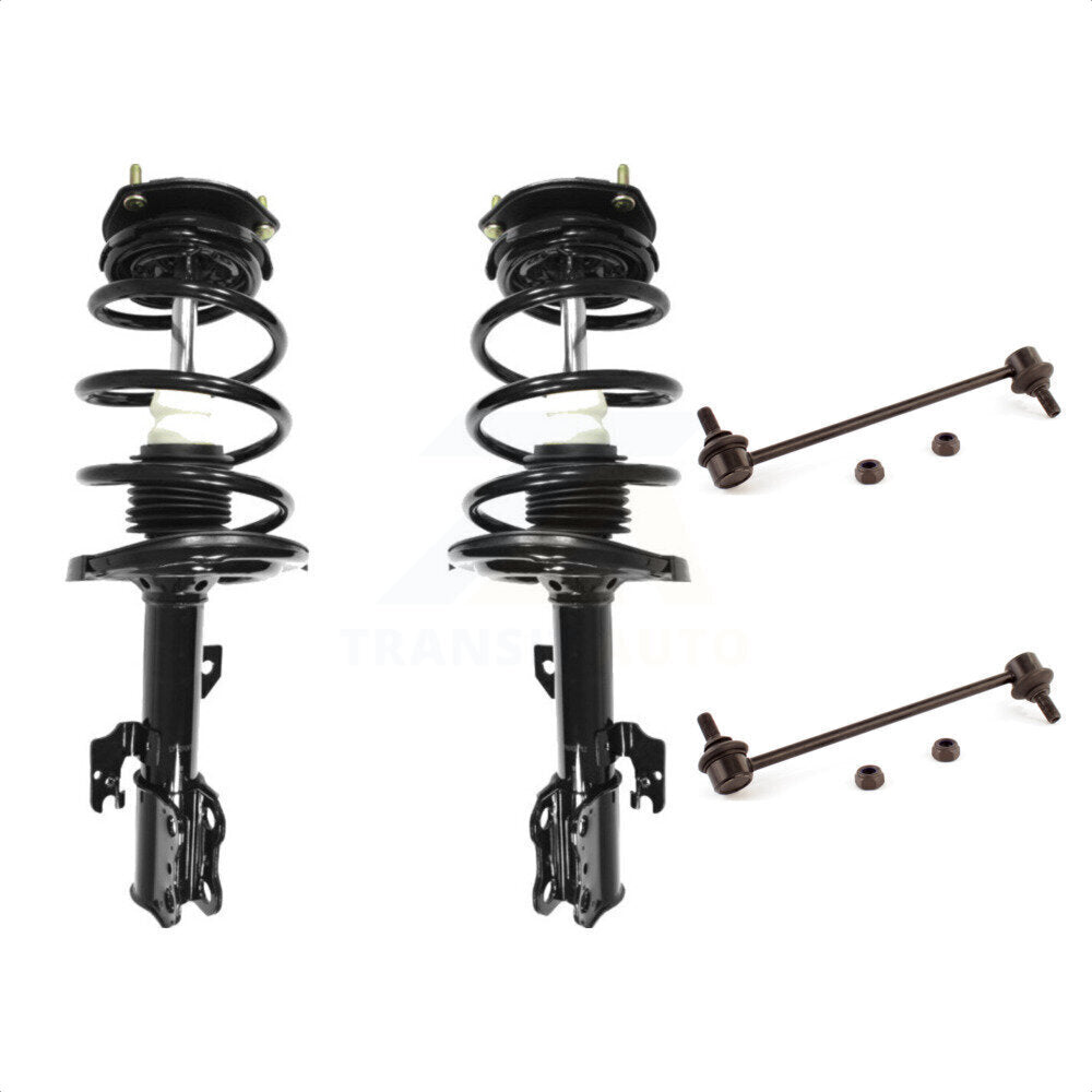 Front Complete Shock Assembly And TOR Link Kit For Toyota Camry Solara Lexus ES330 KSS-100765 by Transit Auto