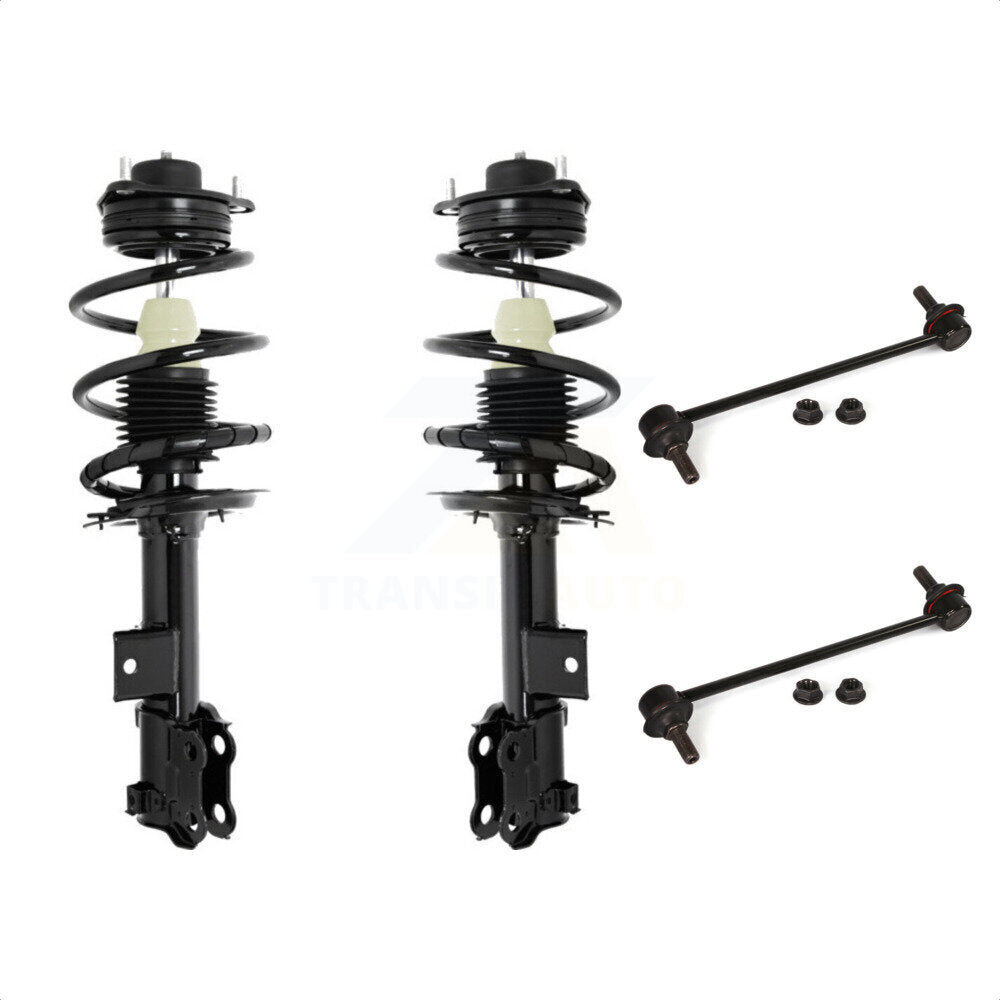 Front Complete Shock Assembly And TOR Link Kit For Kia Optima Hyundai Sonata KSS-100776 by Transit Auto