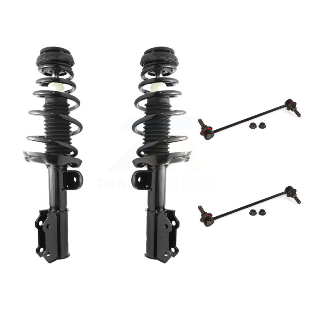 Front Complete Shock Assembly And TOR Link Kit For 2012-2015 Chevrolet Cruze Excludes Sport Suspension; Fits Vehicles built after to VIN #C7239134 KSS-100784 by Transit Auto