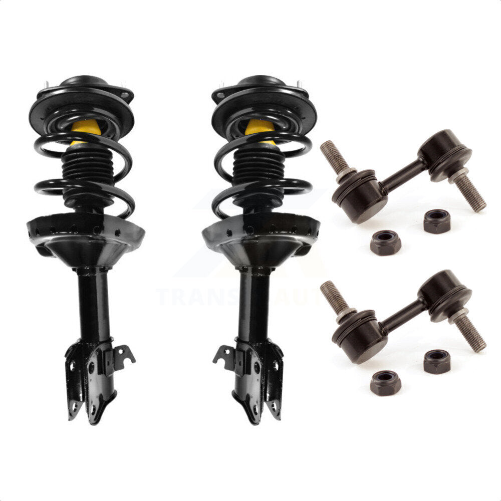 Front Complete Shock Assembly And TOR Link Kit For Subaru Legacy Excludes Outback Spec B Models KSS-100792 by Transit Auto