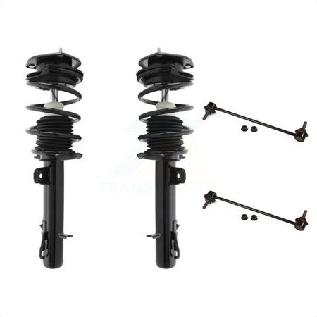 Front Complete Shock Assembly And TOR Link Kit For Mini Cooper 07-08 Excludes Convertible Wagon JCW Models; 09-15 Coupe Models KSS-100799 by Transit Auto