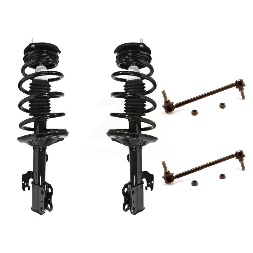 Front Complete Shock Assembly And TOR Link Kit For Toyota Sienna KSS-100805 by Transit Auto