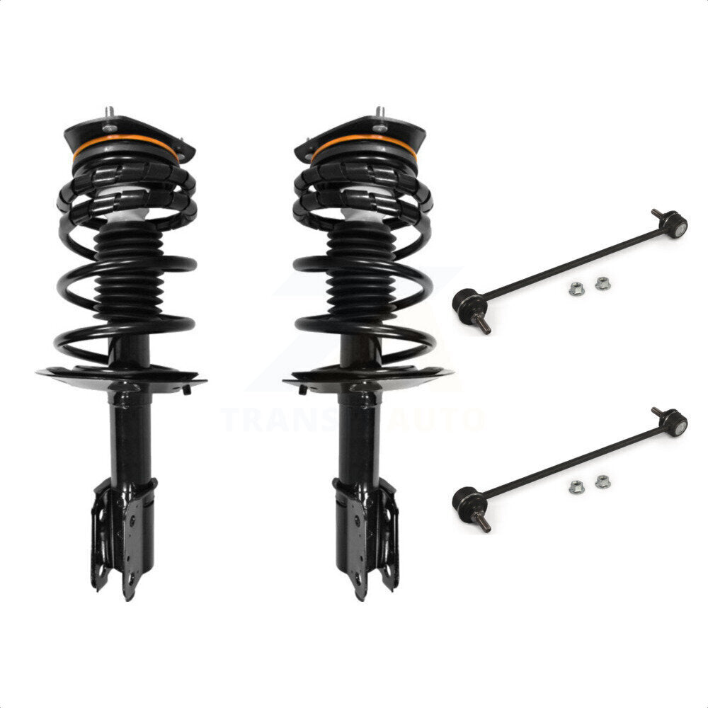 Front Complete Shock Assembly And TQ Link Kit For 2008-2009 Buick LaCrosse Allure Excludes 17" 18" Wheels Police Taxi Models 5.3L KSS-100807 by Transit Auto