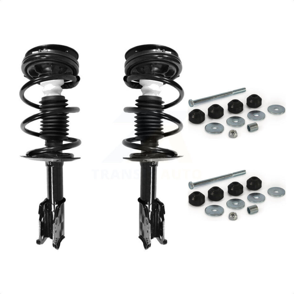 Front Complete Shock Assembly And TQ Link Kit For Chevrolet Pontiac Grand Am Malibu Oldsmobile Alero Classic Cutlass KSS-100818 by Transit Auto