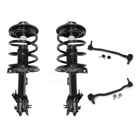 Front Complete Shock Assembly And TQ Link Kit For 2002-2006 Nissan Altima 2.5L Excludes V6 Engine KSS-100880 by Transit Auto