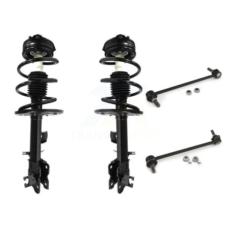 Front Complete Shock Assembly And TQ Link Kit For 2014 Nissan Murano CrossCabriolet KSS-100896 by Transit Auto