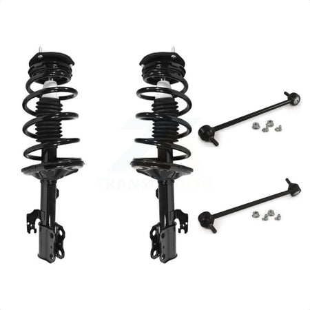 Front Complete Shock Assembly And TQ Link Kit For 2003 Toyota Sienna Excludes 8 Passenger Handyvan; Production from 1 03 KSS-100909 by Transit Auto