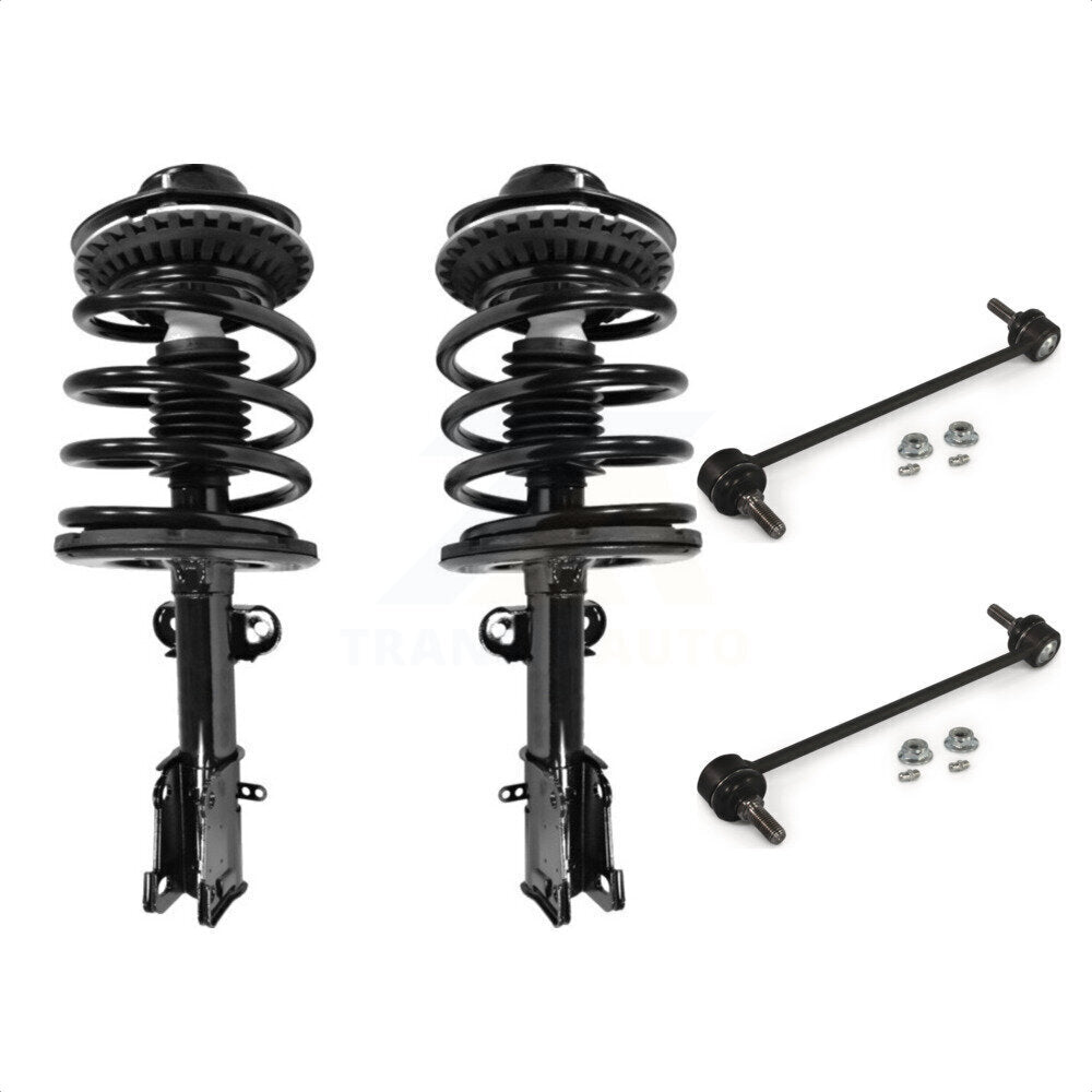 Front Complete Shock Assembly And TQ Link Kit For Dodge Chrysler Grand Caravan Town & Country Voyager KSS-100918 by Transit Auto