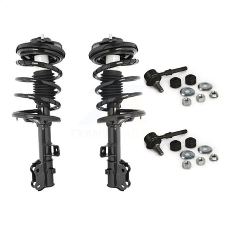 Front Complete Shock Assembly And TQ Link Kit For Kia Optima Excludes Production Prior to 03 06; 8th Digit of VIN is 3 or 4 KSS-100925 by Transit Auto