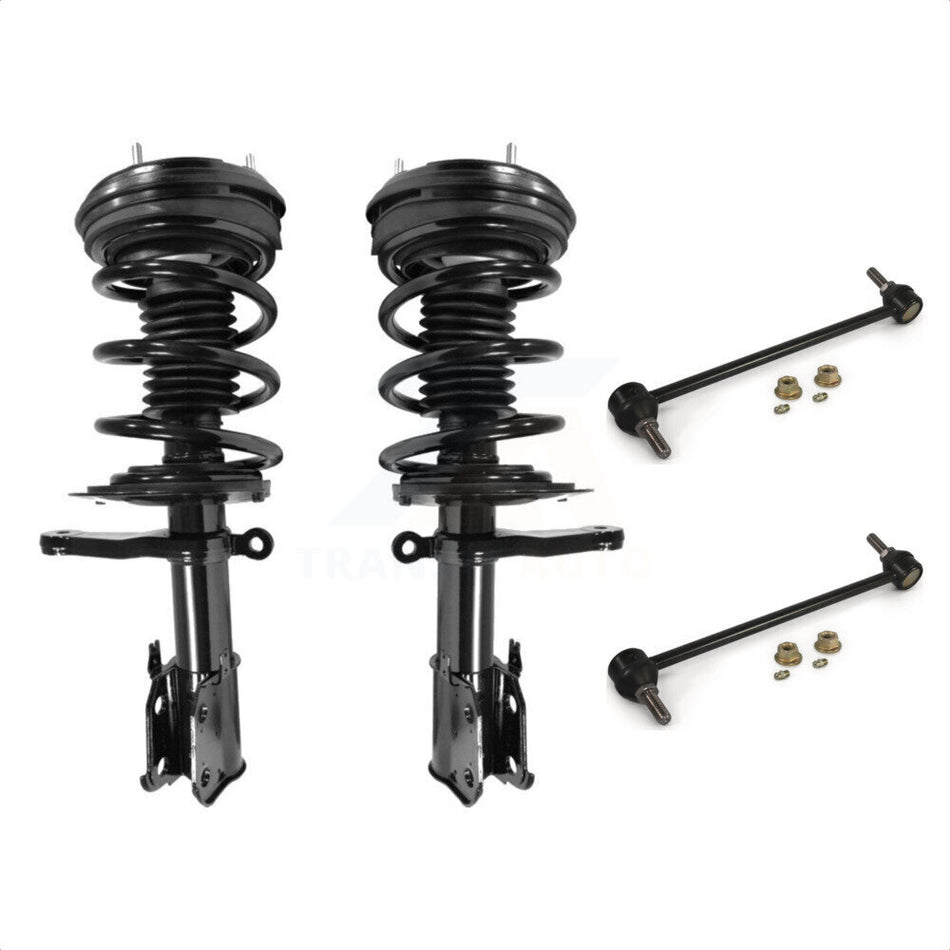 Front Complete Shock Assembly And TQ Link Kit For Chrysler Dodge Intrepid 300M Concorde LHS KSS-100931 by Transit Auto