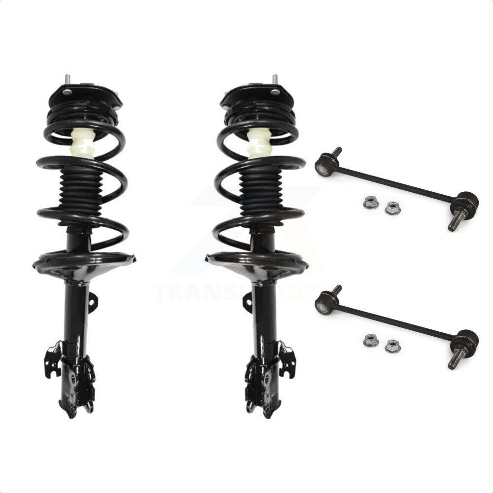 Front Complete Shock Assembly And TQ Link Kit For 2001-2003 Toyota Highlander KSS-100954 by Transit Auto