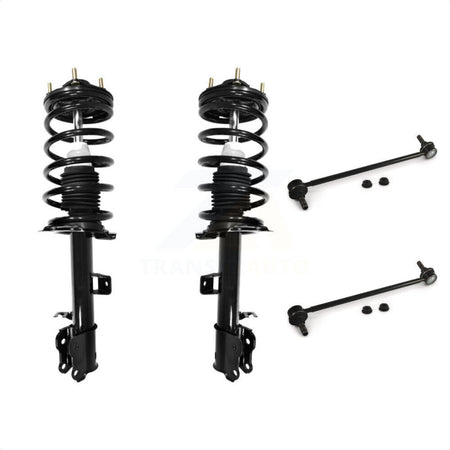 Front Complete Shock Assembly And TQ Link Kit For Ford Escape Mercury Mariner Mazda Tribute KSS-100971 by Transit Auto