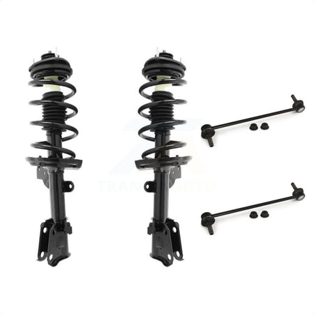 Front Complete Shock Assembly And TQ Link Kit For 2009-2015 Honda Pilot KSS-100974 by Transit Auto