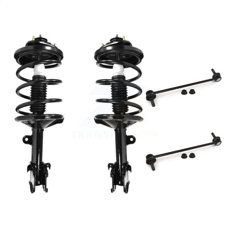 Front Complete Shock Assembly And TQ Link Kit For 1999-2004 Honda Odyssey KSS-100977 by Transit Auto