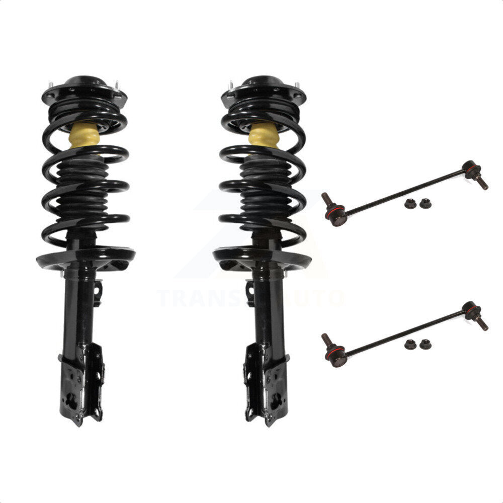 Front Complete Shock Assembly And TQ Link Kit For Chevrolet Malibu Pontiac G6 KSS-100979 by Transit Auto