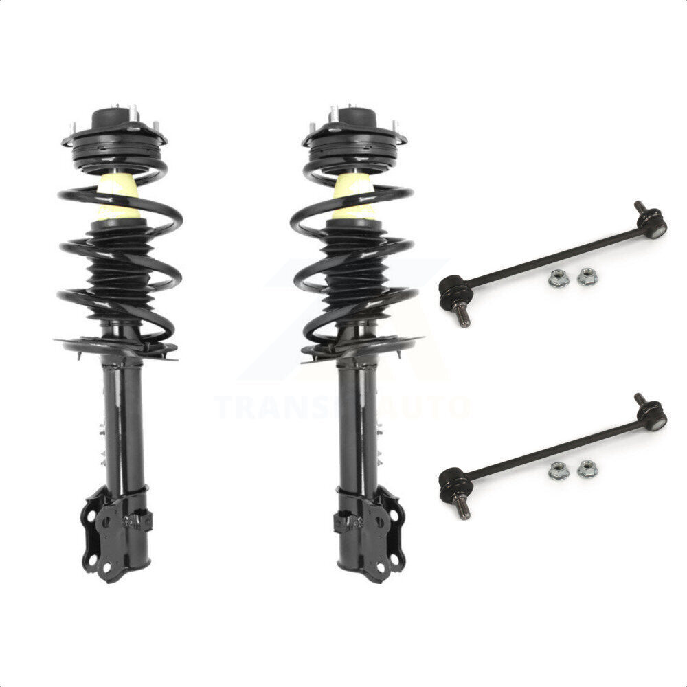 Front Complete Shock Assembly And TQ Link Kit For Kia Sportage Hyundai Tucson KSS-100999 by Transit Auto