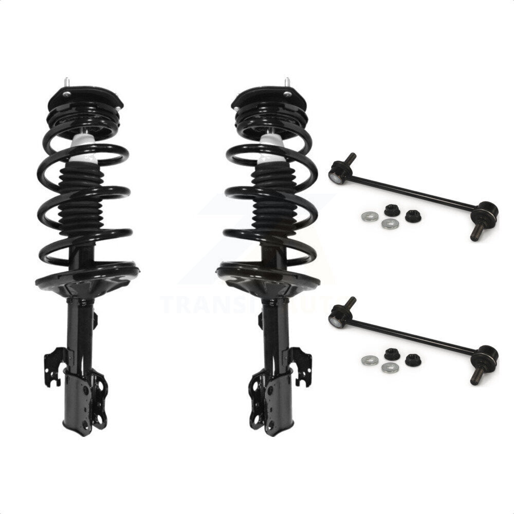 Front Complete Shock Assembly And TQ Link Kit For Toyota Sienna KSS-101023 by Transit Auto