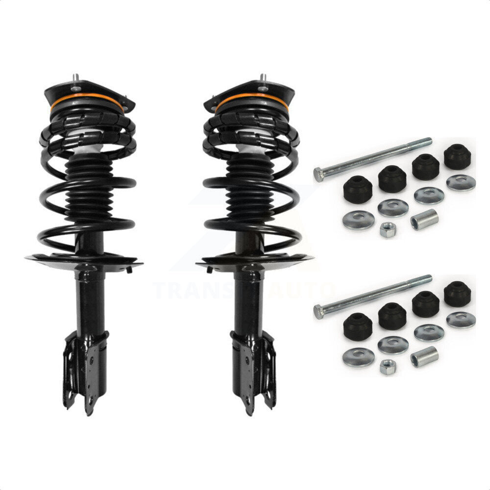 Front Complete Shock Assembly & TQ Link Kit For Chevrolet Impala Buick Century LaCrosse Monte Carlo Pontiac Grand Prix Regal Allure Excludes 17" 18" Wheels Police Taxi Models KSS-101047 by Transit Auto