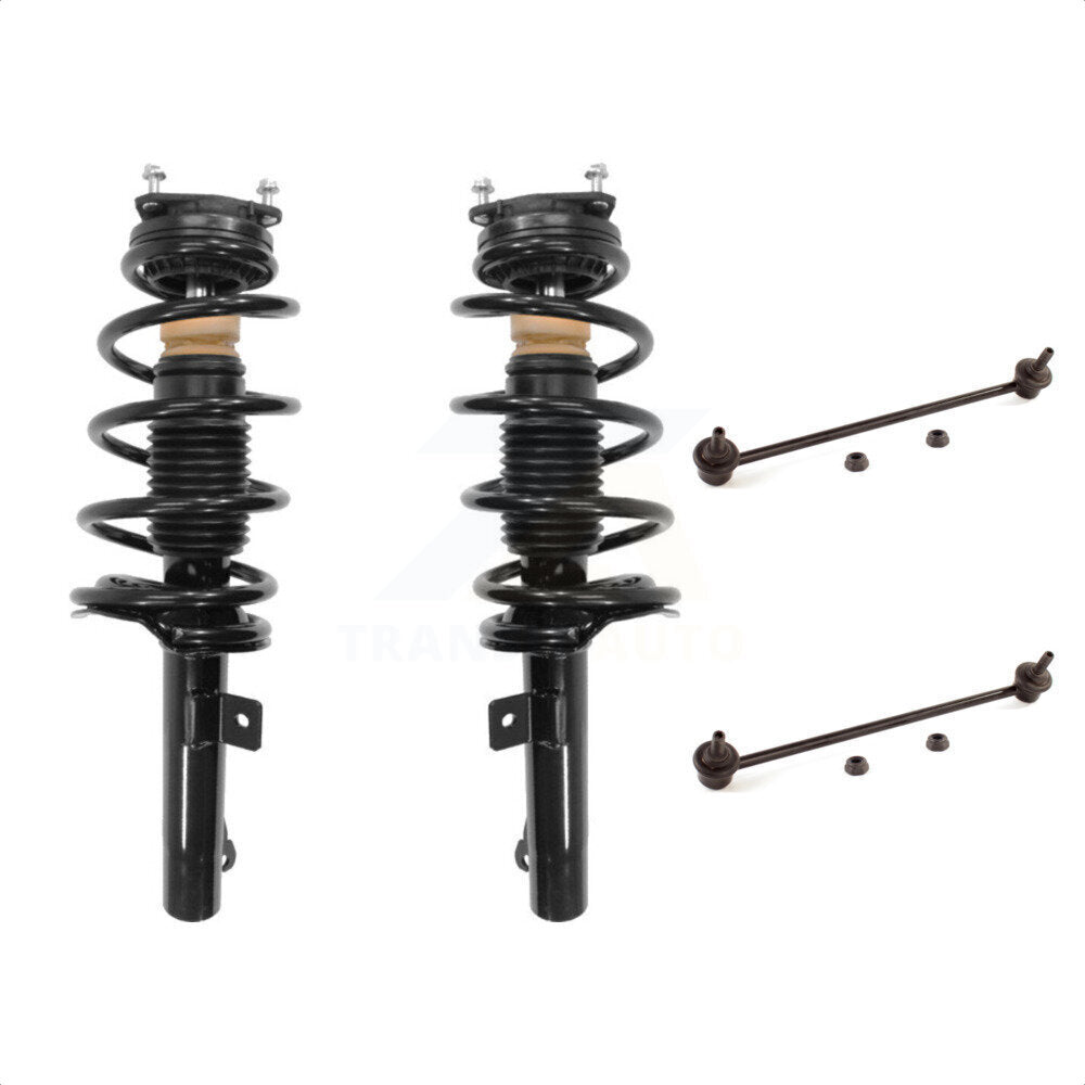 Front Complete Shock Assembly And TOR Link Kit For 2006-2013 Suzuki Grand Vitara KSS-101119 by Transit Auto