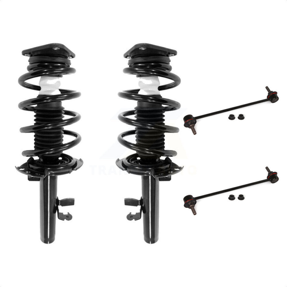 Front Complete Shock Assembly And TOR Link Kit For Ford Connect KSS-101122 by Transit Auto