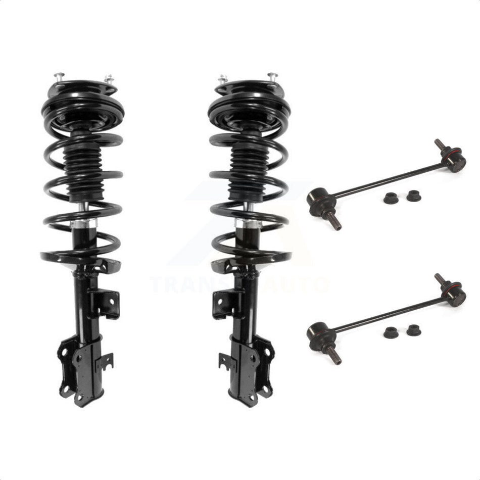 Front Complete Shock Assembly And TOR Link Kit For 2010-2013 Ford Connect KSS-101124 by Transit Auto