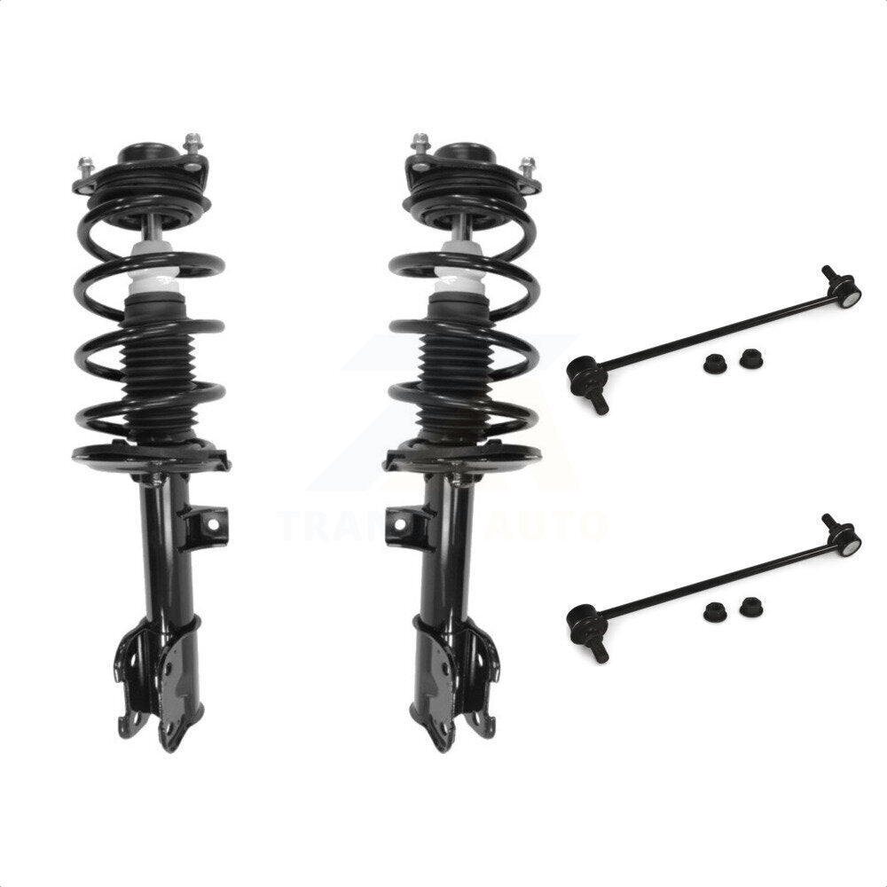 Front Complete Shock Assembly And TQ Link Kit For 2014-2015 Kia Sorento 2.4L Excludes V6 Engine KSS-101129 by Transit Auto