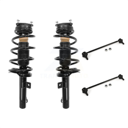 Front Complete Shock Assembly And TQ Link Kit For 2006-2013 Suzuki Grand Vitara KSS-101136 by Transit Auto