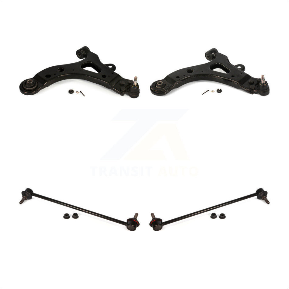 Front Suspension Control Arm And Ball Joint Assembly Stabilizer Bar Link Kit For Chevrolet Uplander Pontiac Montana Buick Terraza Saturn Relay With Sway Mounting Tab KTR-100143 by TOR