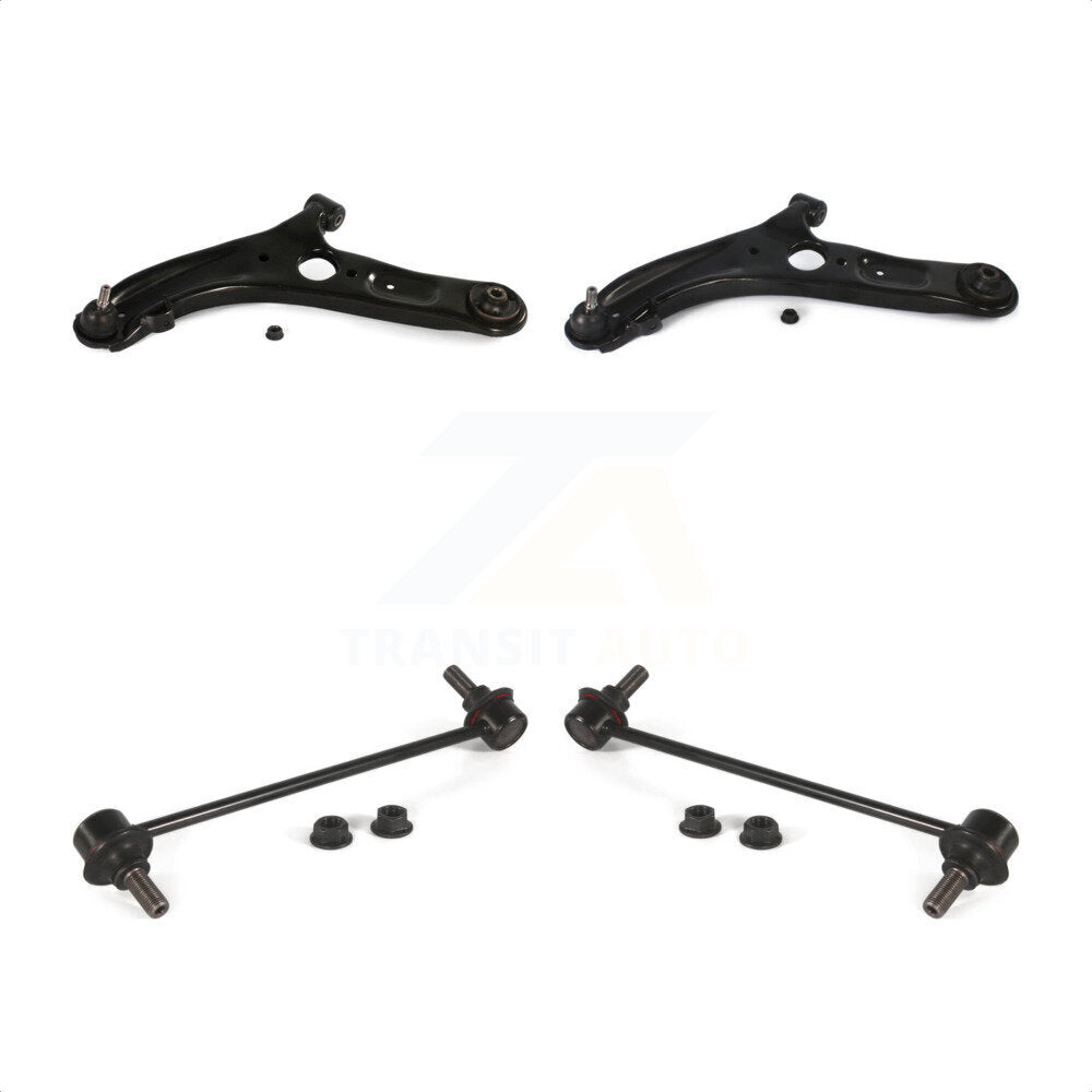 Front Suspension Control Arm And Ball Joint Assembly Stabilizer Bar Link Kit For Hyundai Elantra Veloster GT Coupe KTR-100160 by TOR