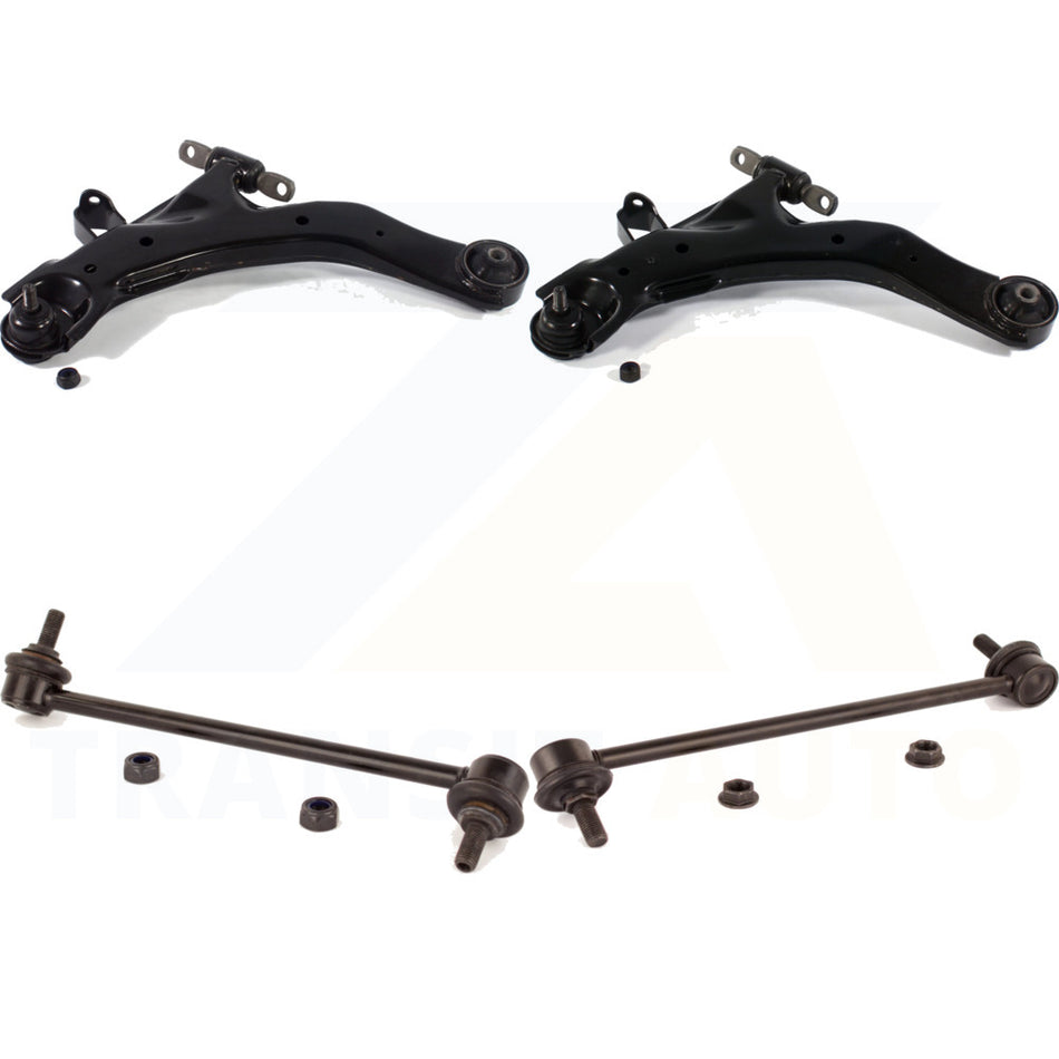 Front Suspension Control Arm And Ball Joint Assembly Stabilizer Bar Link Kit For Kia Spectra Spectra5 KTR-100219 by TOR