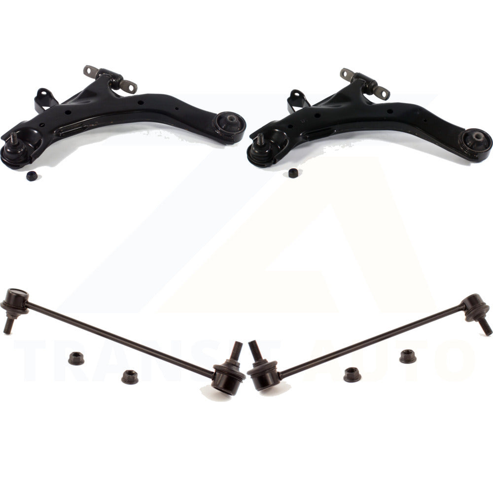 Front Suspension Control Arm And Ball Joint Assembly Stabilizer Bar Link Kit For 2004 Kia Spectra 1.8L KTR-100220 by TOR