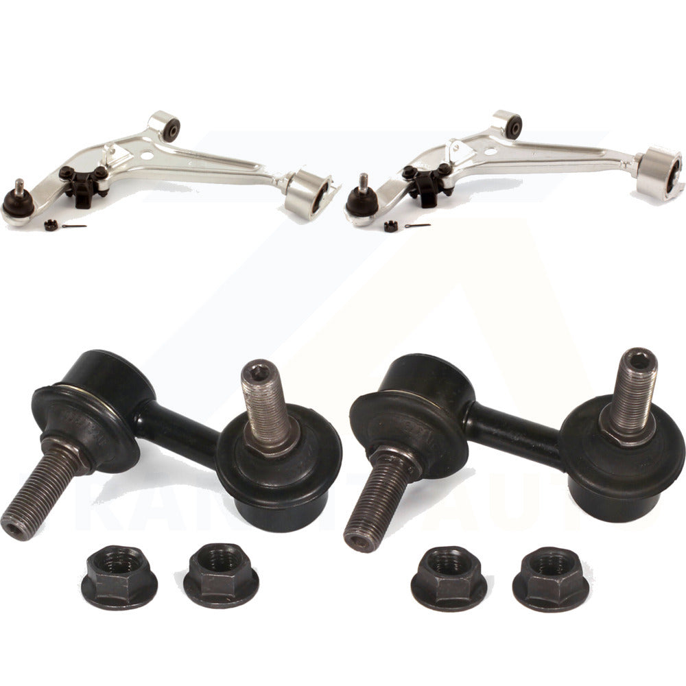 Front Suspension Control Arm And Ball Joint Assembly Stabilizer Bar Link Kit For 2005-2006 Nissan X-Trail KTR-100233 by TOR