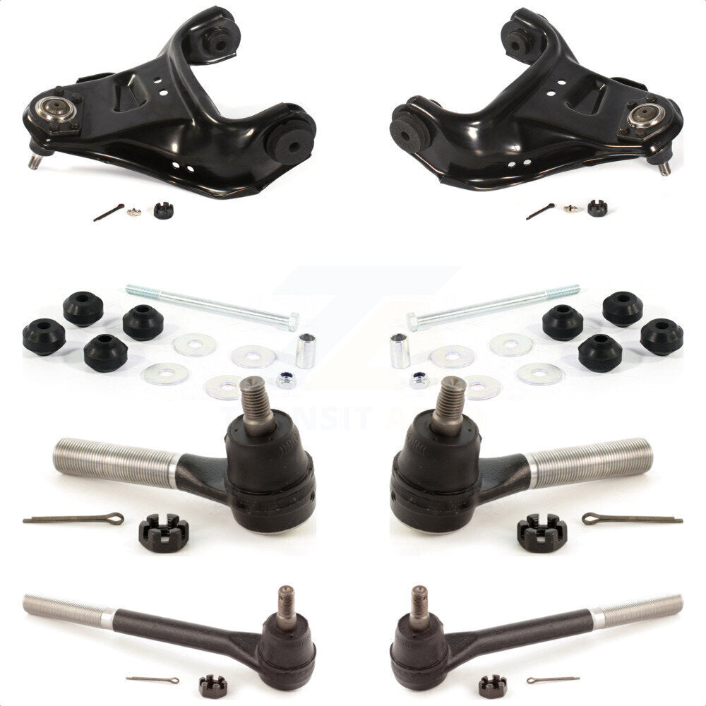 Front Suspension Control Arm And Ball Joint Assembly Steering Tie Rod End Stabilizer Bar Link Kit (8Pc) For Chevrolet S10 Blazer GMC Sonoma Jimmy Oldsmobile Bravada Isuzu Hombre KTR-100332 by TOR