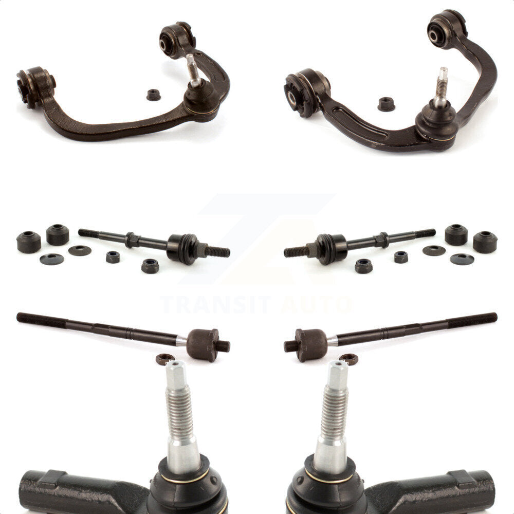 Front Suspension Control Arm And Ball Joint Assembly Steering Tie Rod End Stabilizer Bar Link Kit (8Pc) For Ford F-150 Lincoln Mark LT RWD KTR-100353 by TOR