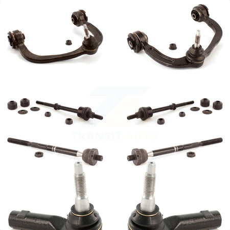 Front Suspension Control Arm And Ball Joint Assembly Steering Tie Rod End Stabilizer Bar Link Kit (8Pc) For Ford F-150 4WD KTR-100354 by TOR